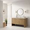 James Martin Vanities Hudson 60in Single Vanity, Light Natural Oak w/ 3 CM Eternal Jasmine Pearl Top 435-V60S-LNO-3EJP - alternate 7
